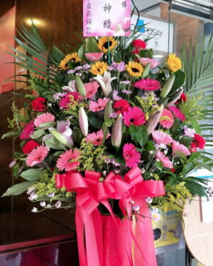 林森北路四面佛花籃