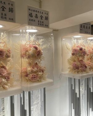 雙北靈堂會館永生花燈柱