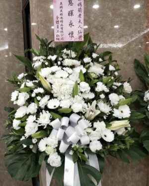 精品公司送追思花籃