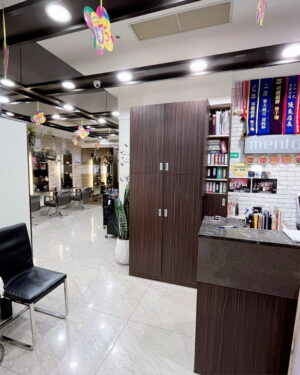 曼都髮廊店面綠化