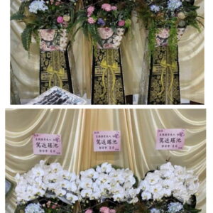 台北懷愛館出租告別式蘭花