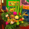 廟會神壇鮮花佈置01-3