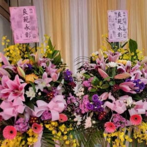 新竹縣殯儀館追思花籃