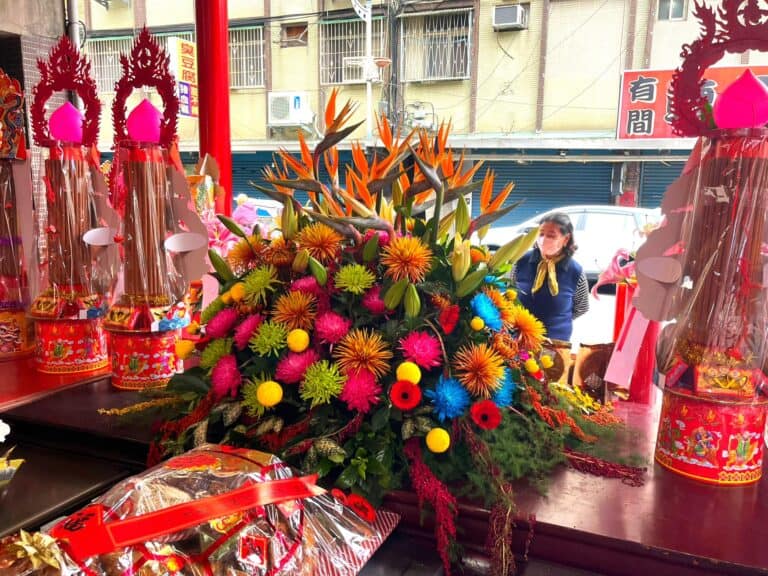 店面賺大錢大型還願盆花
