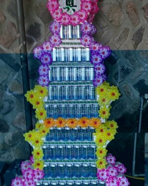 九層啤酒罐頭塔